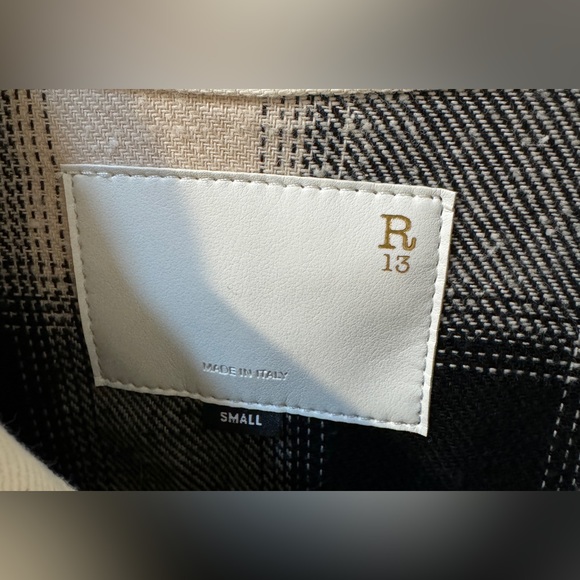 NWT R13 White Denim Jacket - Picture 8 of 10